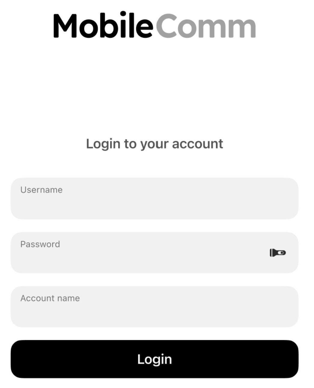 MobileComm debug menu